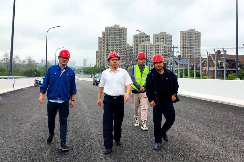 公司黨委書記、董事長錢申春調研西二環(huán)項目建設推進工作2