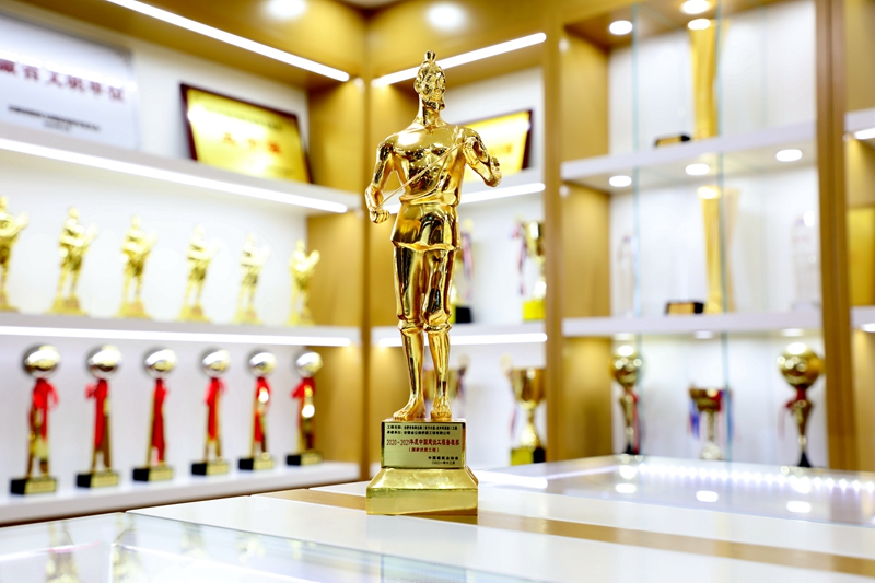 喜訊！公司捧回兩座“小金人”